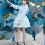Ice Blue Snowflake Petticoat Skirt