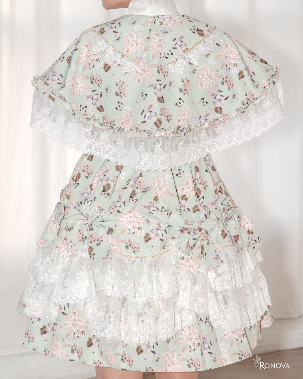 Floral Blossom Celadon Dress